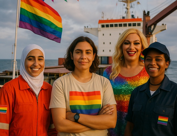 Gemilerde Onur Bayrağını Göndere Toka Ediyoruz