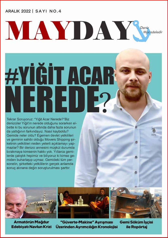 MayDay 4. Sayı Kapağı